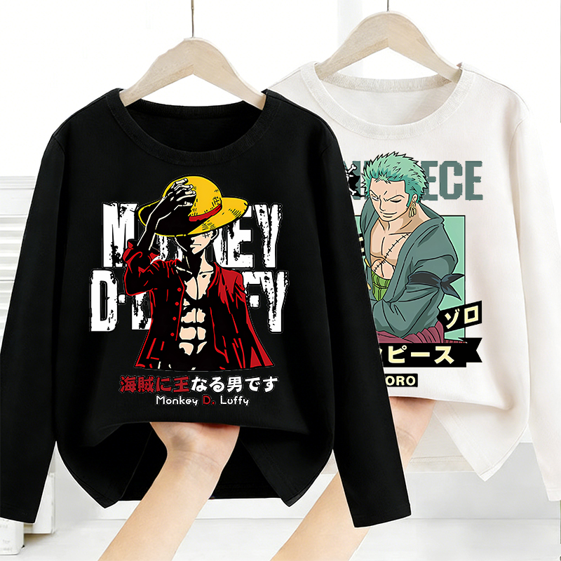 Anime Merchandise Clothes - Camiseta de Manga Longa com Estampa