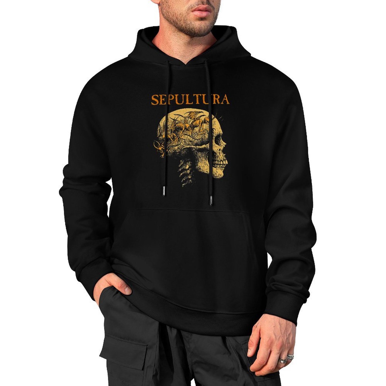 Anime Merchandise Hoodie - -Música ---- Mercadoria Sepultura --- SEPULTURA--Concerto-Merchandise---