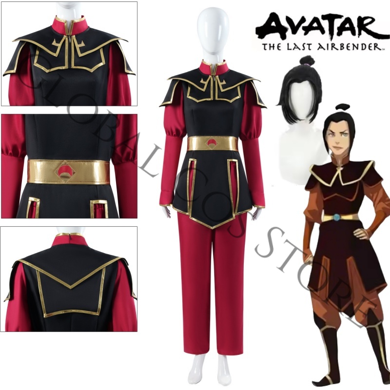 Cosplay Wig Colored - Fantasia de Cosplay Azula de Avatar: