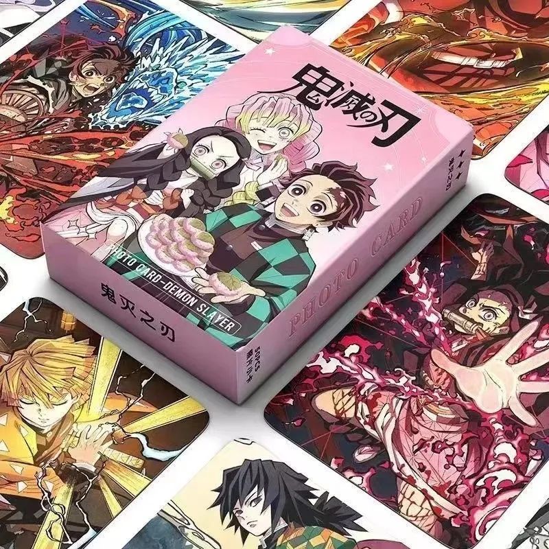Anime Merchandise Demon Slayer - Novos Cartões Mini Laser Demon Slayer
