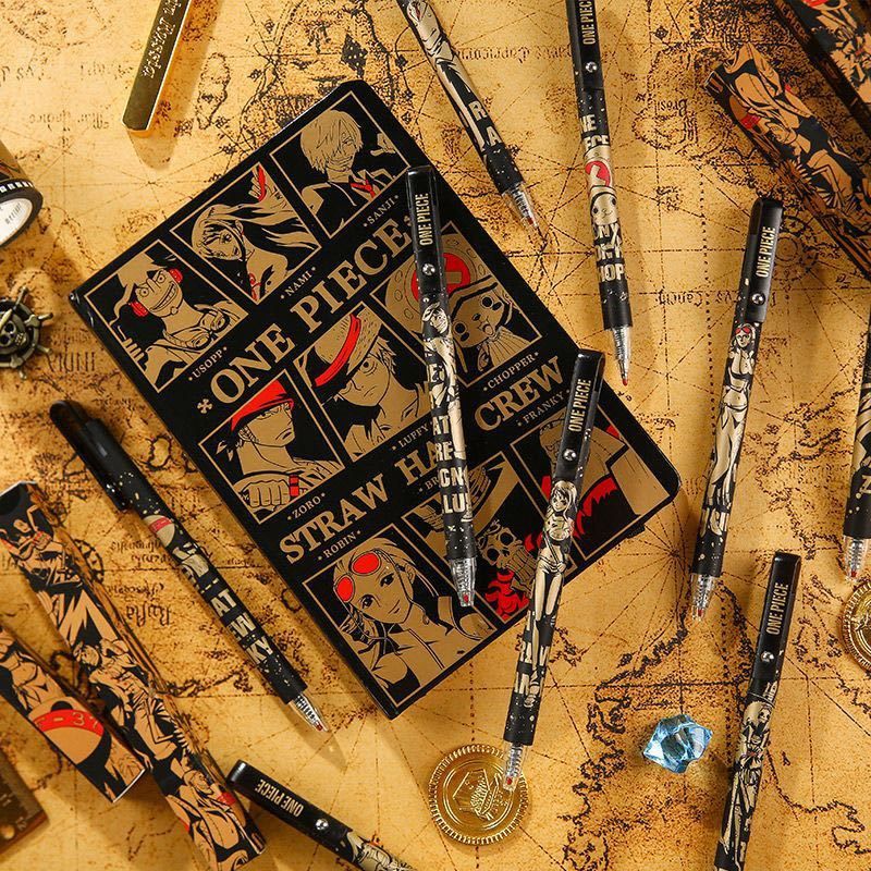 Luffy Anime Merchandise - Caneta retrátil criativa e personalizada, estilo