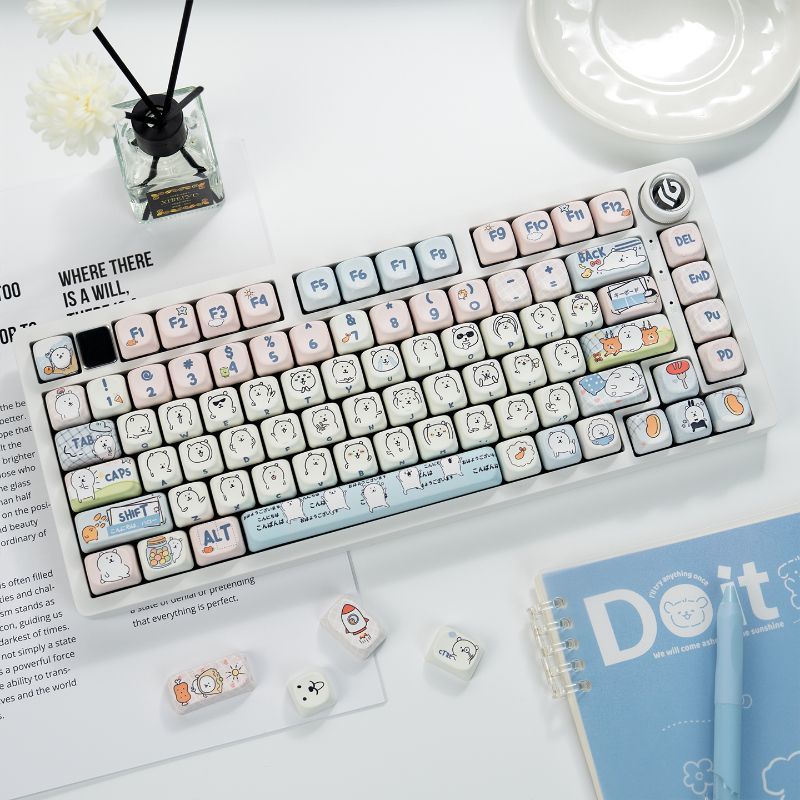 Keycap Artisan Anime - Novas Teclas PBT Dye Sub MOA