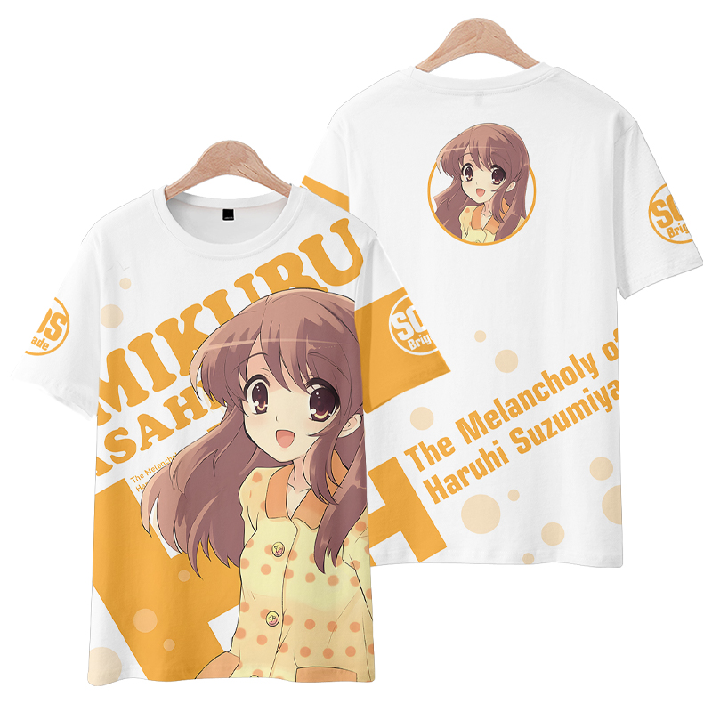 Anime Merchandise Clothes - Anime suzumiya haruhi no yuuutsu camiseta