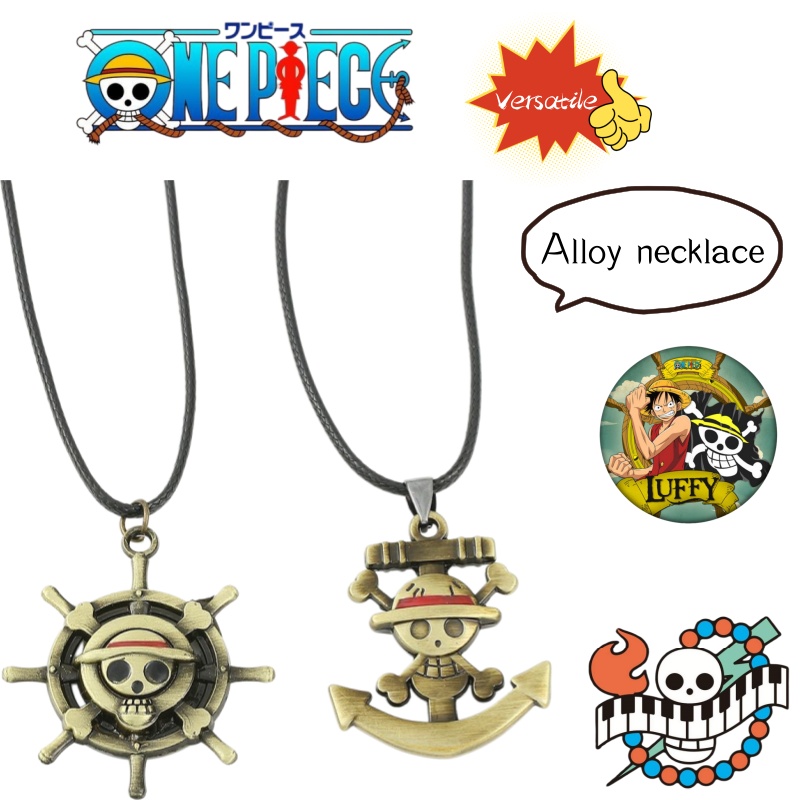 Anime Merchandise Logo - Colar com pingente de logotipo do