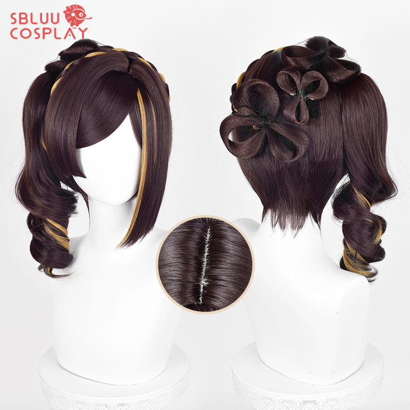 Cosplay Wig Colored - SBluuCosplay Genshin Impact Chiori Peruca Cosplay