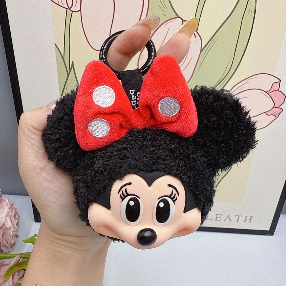 Anime Merchandise Figure - Mickey minnie boneca de pelúcia chaveiro
