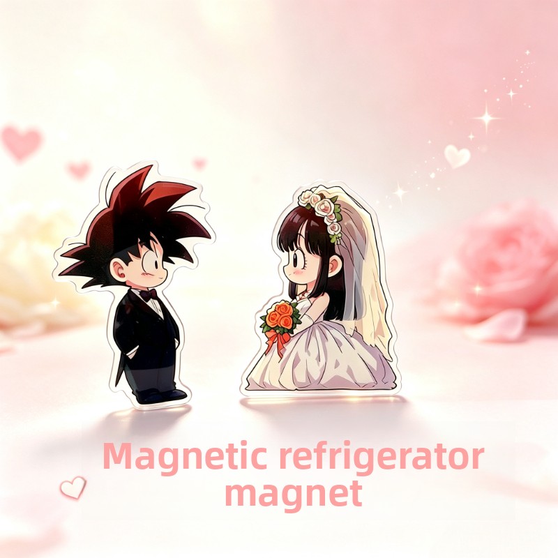 Anime Merchandise Dress - Imã de geladeira de acrílico com