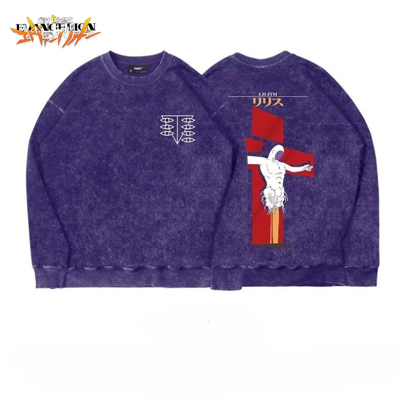 Anime Merchandise Hoodie - Camiseta Masculina Estilo Japonês Vintage Lavada
