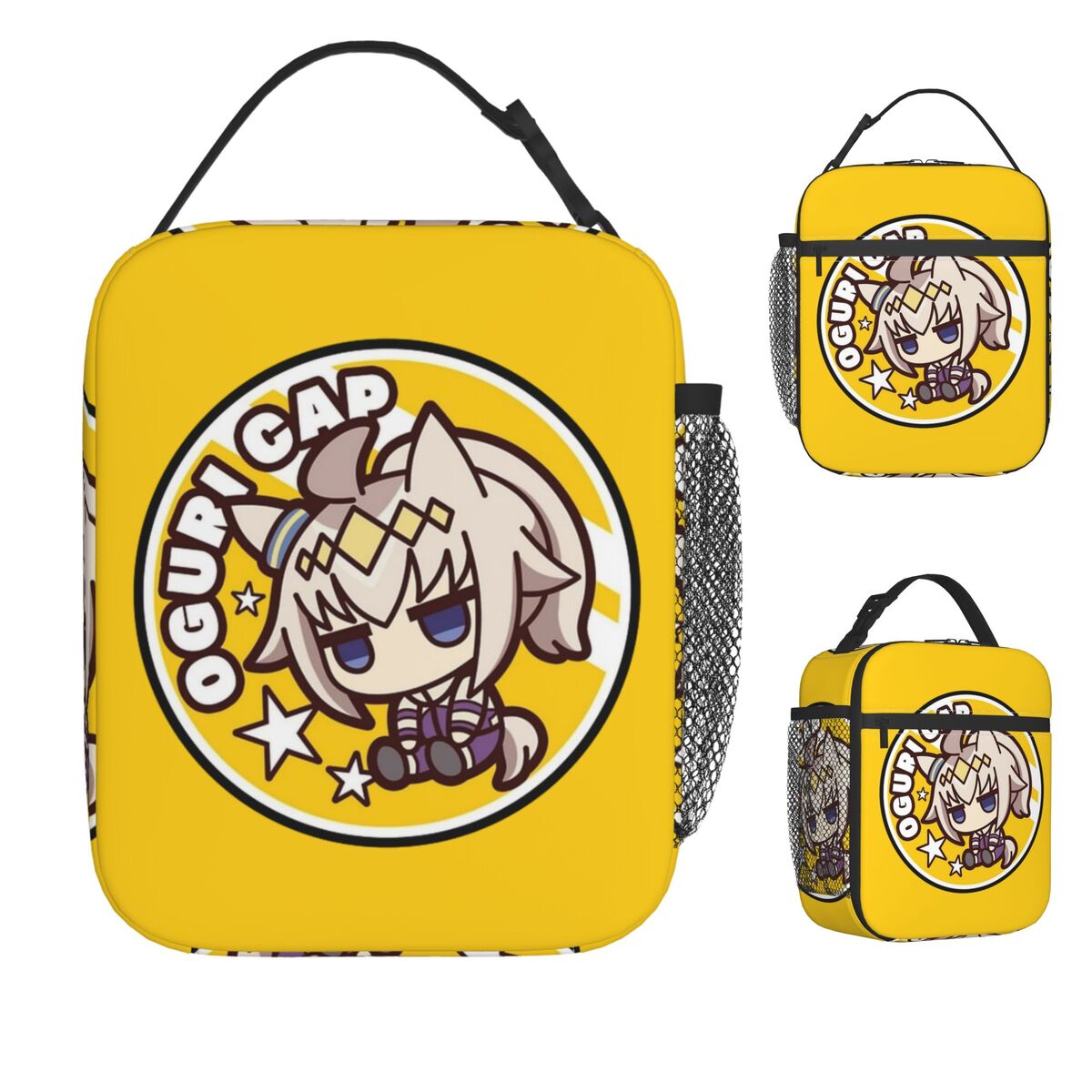 Anime Merchandise Logo - Oguri boné logotipo anime chibi fanmade