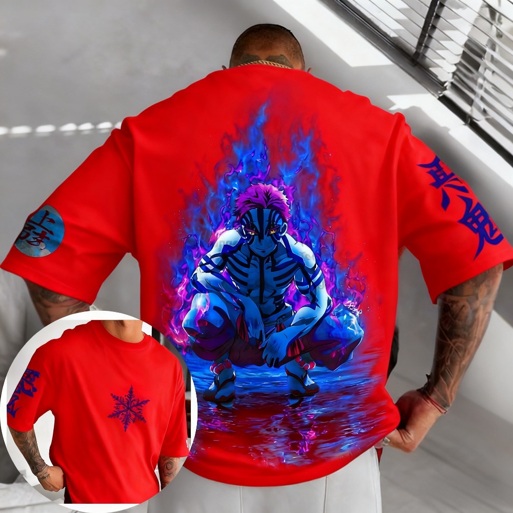 Demon slayer akaza camiseta de - Anime Merchandise Demon Slayer avaliação e preço