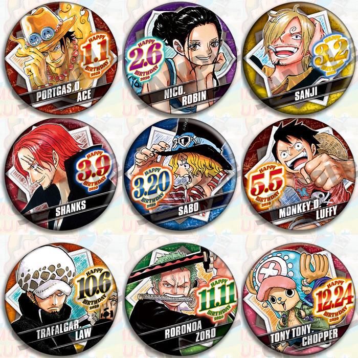 Conjunto de crachá de anime de - Luffy Anime Merchandise avaliação e preço