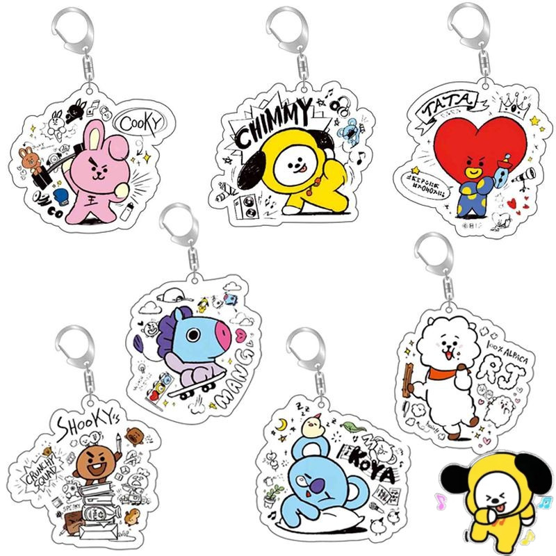 Chaveiro de acrílico fofo do a - Anime Girl Merchandise avaliação e preço
