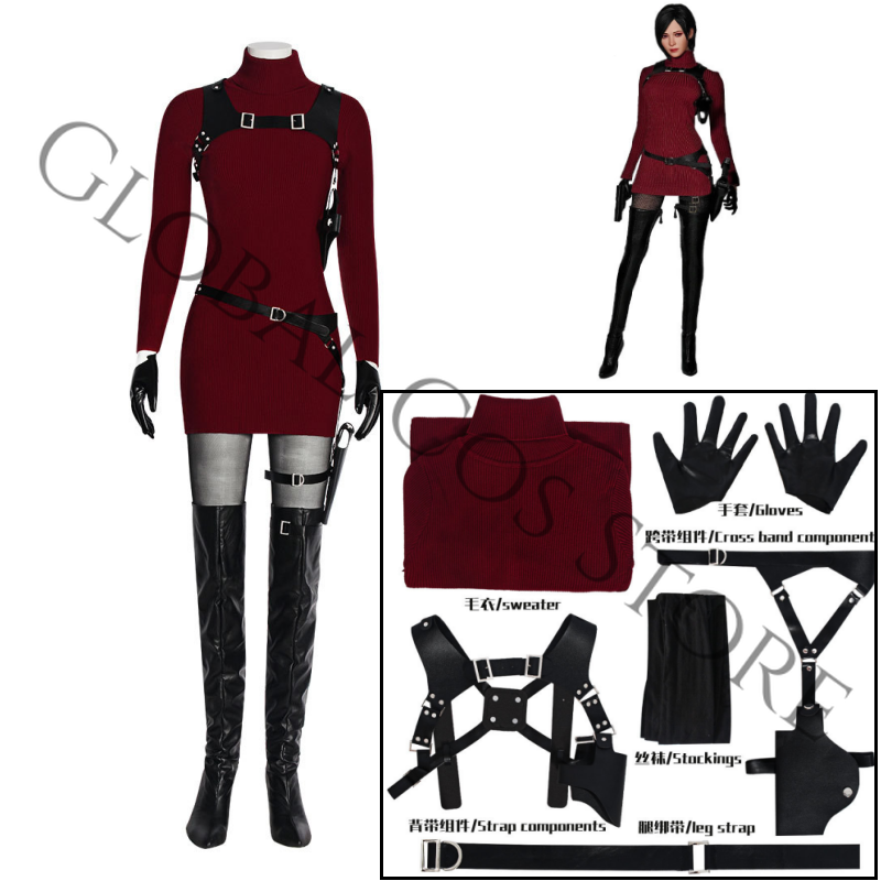 Fantasia Cosplay do Filme Resi - Cosplay Wig Colored avaliação e preço