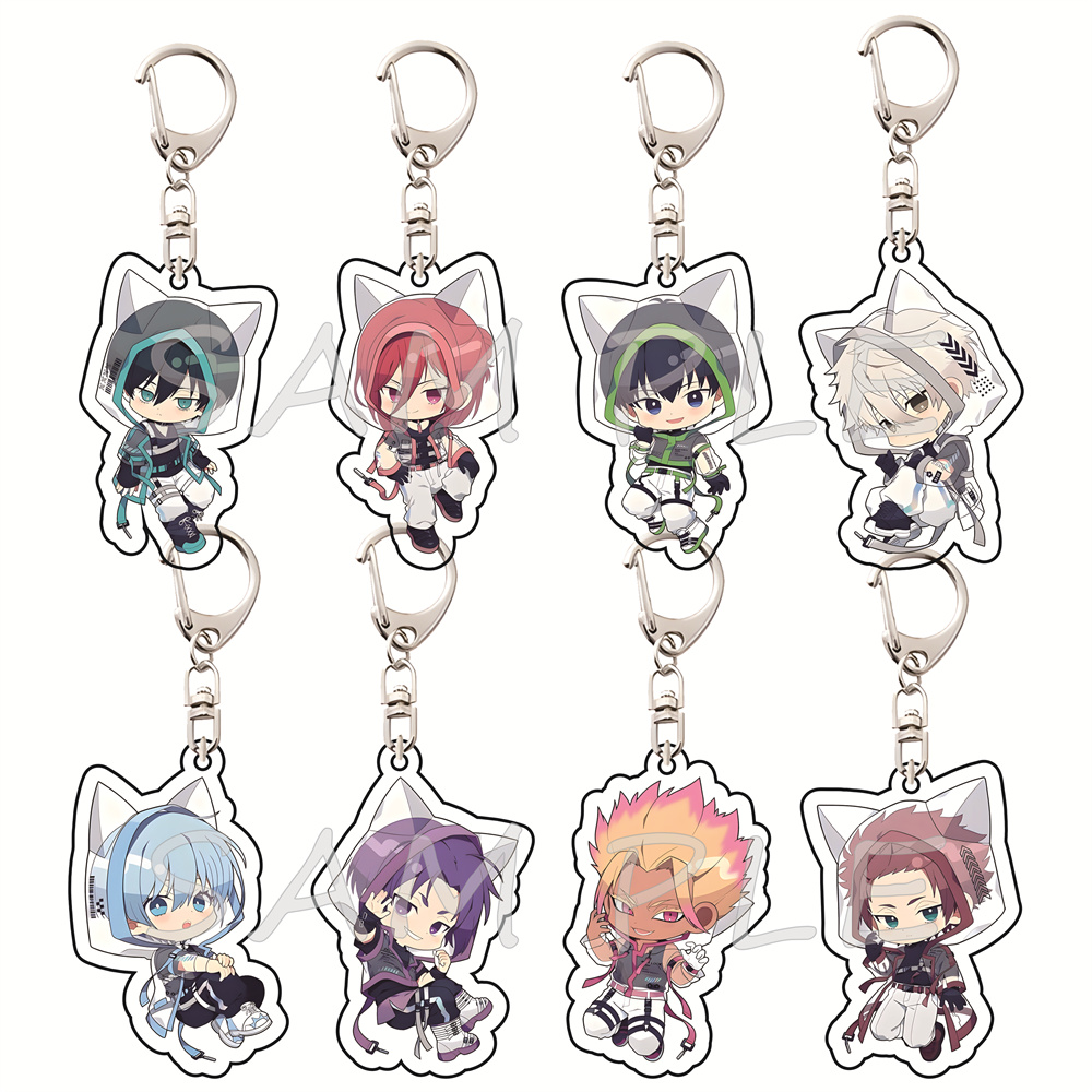 Chaveiros de Acrílico Blue Loc - Anime Merchandise Hoodie avaliação e preço