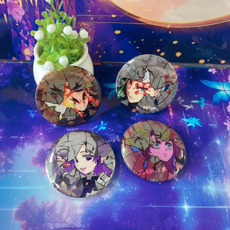 Demônio slayer quebrado emblem - Anime Merchandise Demon Slayer avaliação e preço