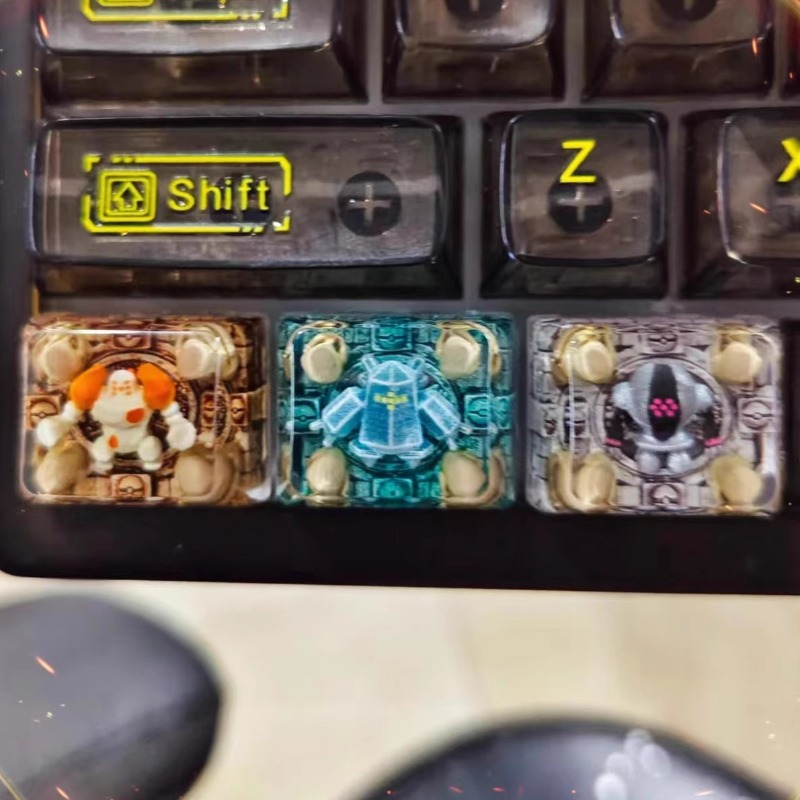 Pokemon anime keycaps 1u 1.25u - Keycap Artisan Anime avaliação e preço