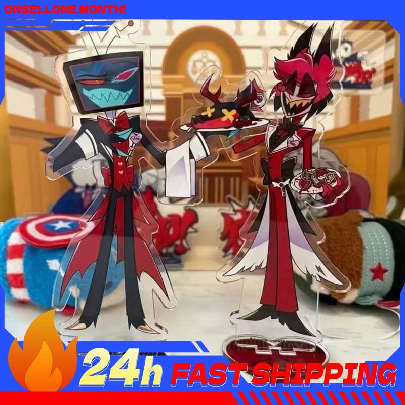 2 pçs hazbin anime periféricos - Anime Merchandise avaliação e preço