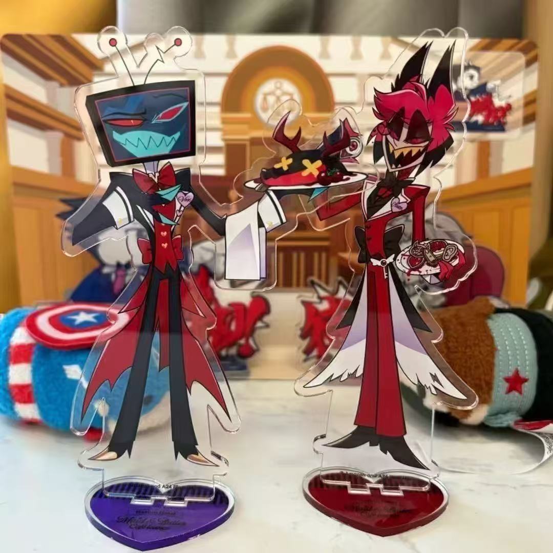 2 pçs hazbin anime periféricos - Anime Merchandise avaliação e preço