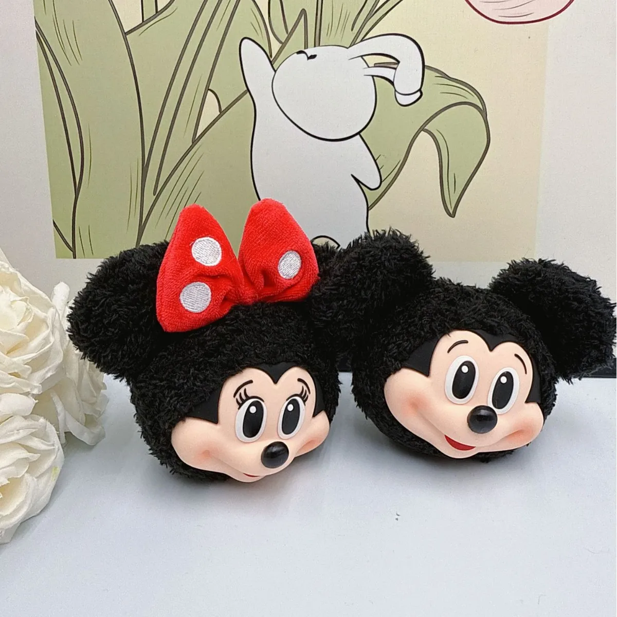 Mickey minnie boneca de pelúci - Anime Merchandise Figure avaliação e preço