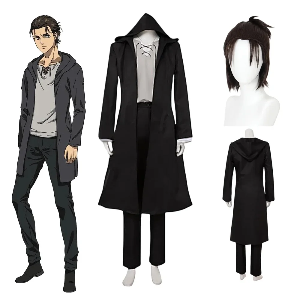2026 Novo Traje Cosplay Eren J - Anime Merchandise Clothes avaliação e preço