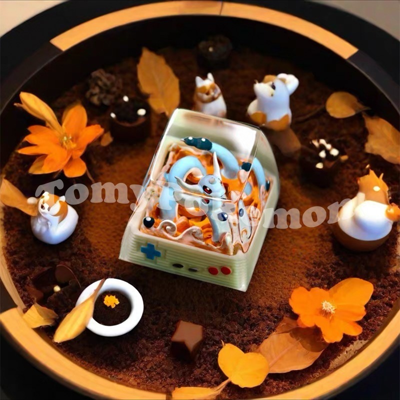 Pokemon keycaps mewtwo umbreon - Keycap Artisan Anime avaliação e preço