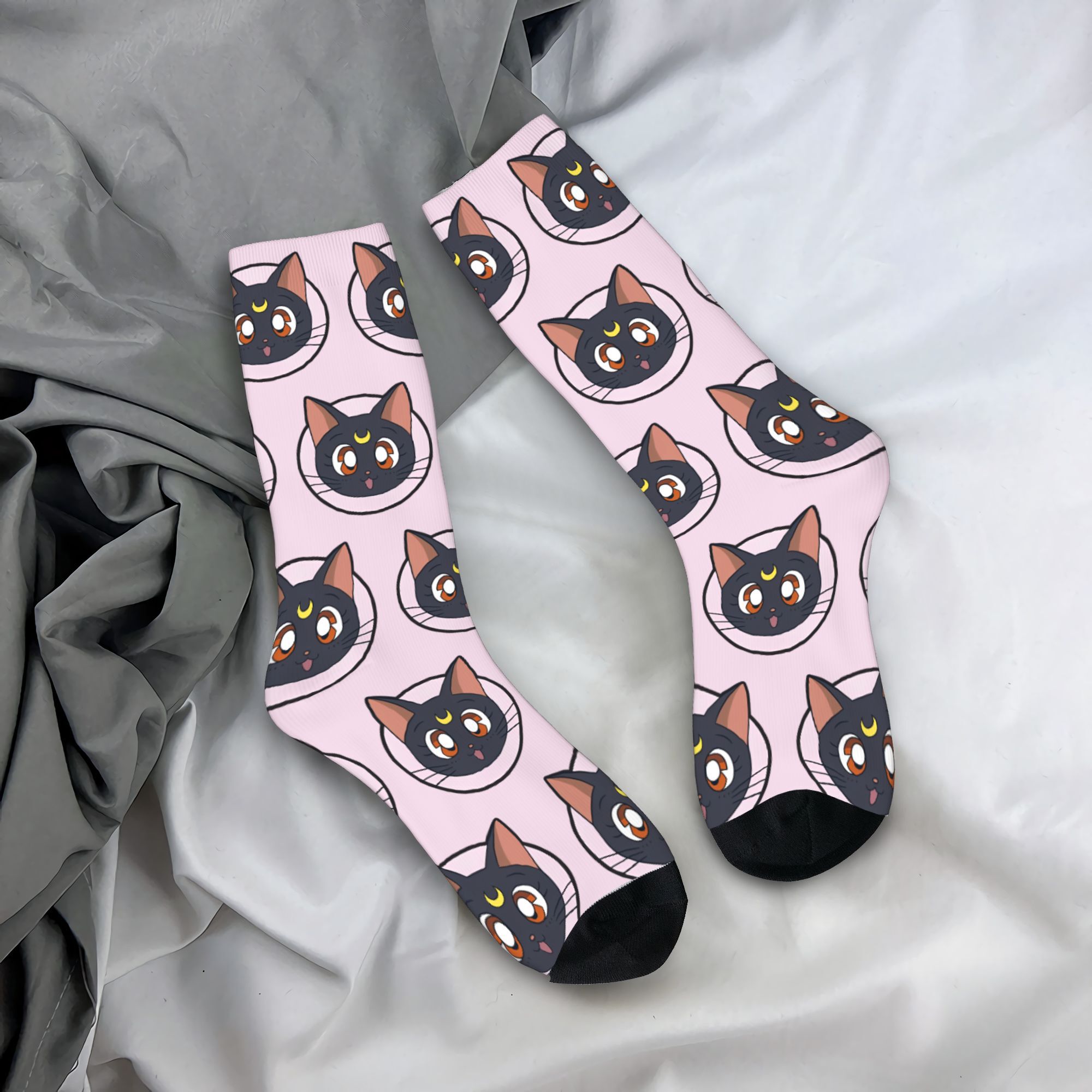 Moda unissex tripulação meias  - Anime Merchandise Dress avaliação e preço