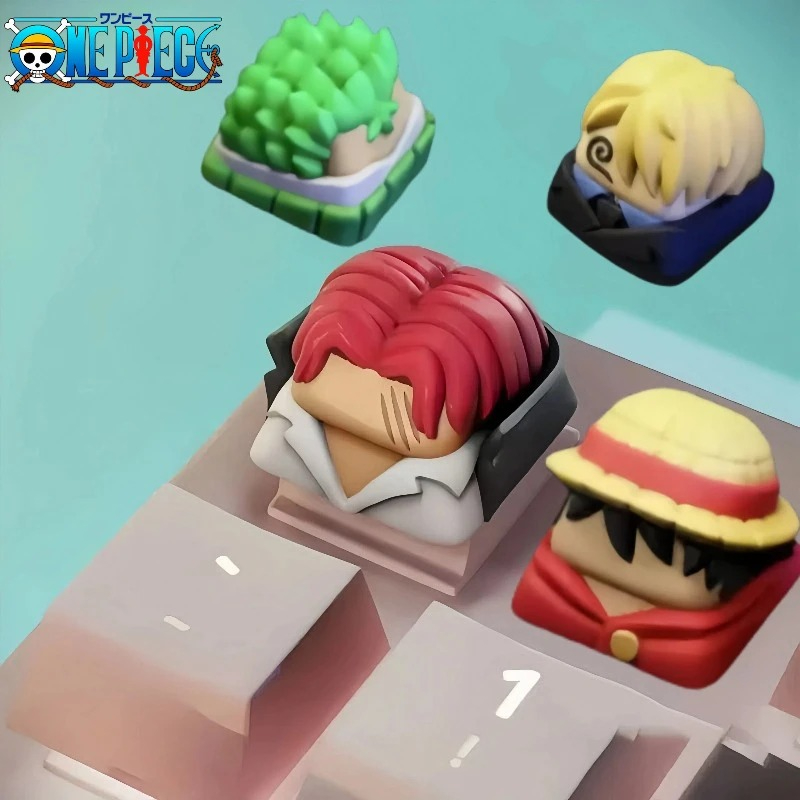 Uma peça anime periferia macac - Keycap Artisan Anime avaliação e preço