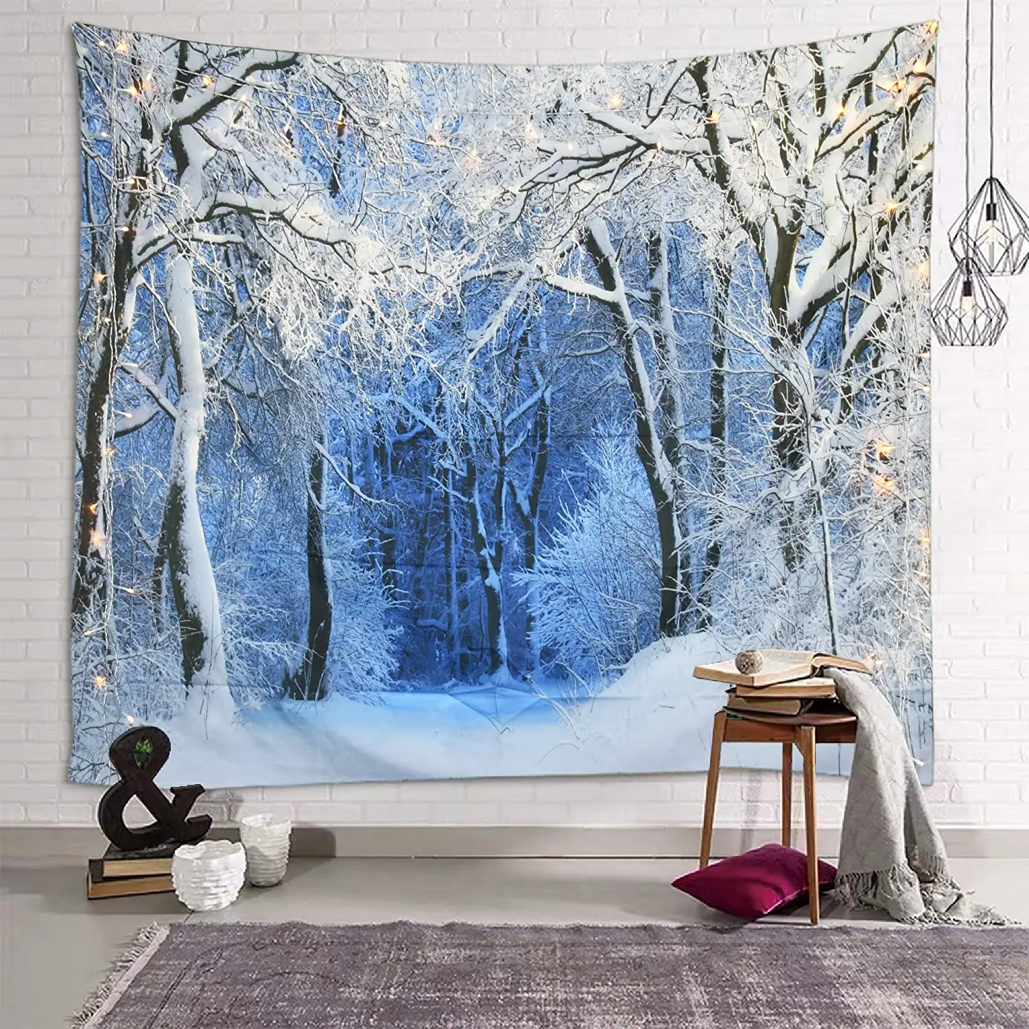 Tapeçaria de Natal Natureza Wh - Wall Scroll Tapestry avaliação e preço