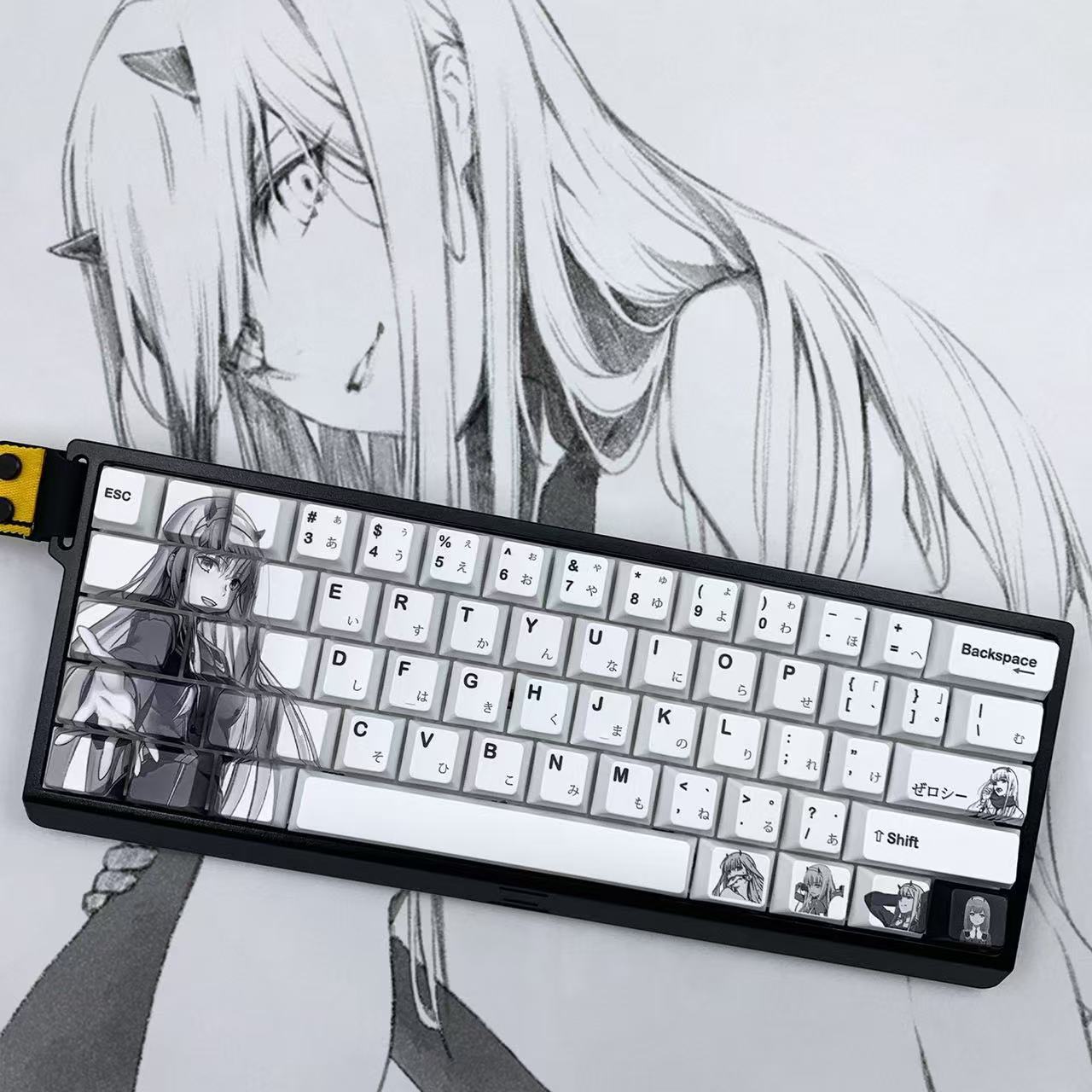 Anime keycaps 130 teclas darli - Keycap Artisan Anime avaliação e preço