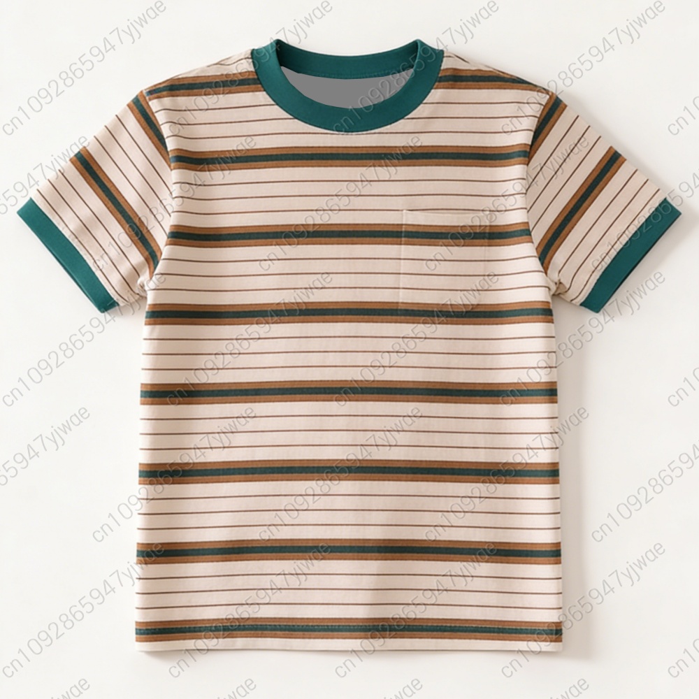 Camiseta Listrada Arco-Íris 20 - Anime Merchandise Clothes avaliação e preço